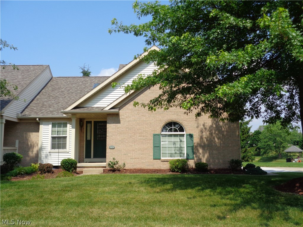 Just like new 2 bedroom and 2 bath condo original owner. Great location close to everything you need. Great room with gas log fireplace and cathedral ceiling. Sun room ceiling fan, access to a large deck. First floor laundry includes washer and dryer. All appliances in kitchen, newer dishwasher. Master bedroom with walk in closet, ceiling fan, full bath. Newer skylight in the loft and open railing. Wood foyer, basement and crawl space, attached 2 car garage. Great views of the pond, walking path, gazebo for community to enjoy relaxing.