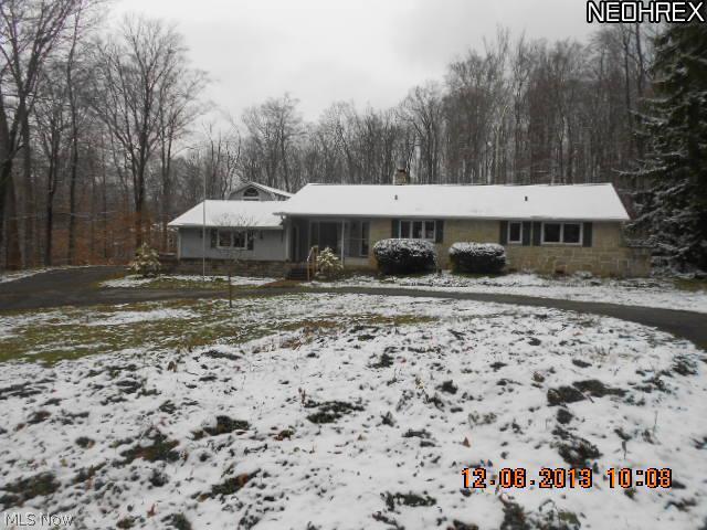 Nice 3 bedroom, 2 full bath brick and vinyl ranch home on a cul-de-sac street. Big kitchen with cherry cabinets and granite countertops. Laminate floors. Sliding doors to the rear deck. Huge pole barn/1 car garage is great for a contractor or mechanic. Circular drive. Park like lot. Walk to downtown Chagrin Falls. Purchase this property for as little as 5% down! This property is eligible for HomePath Mortgage Financing and HomePath Renovation Mortgage Financing.