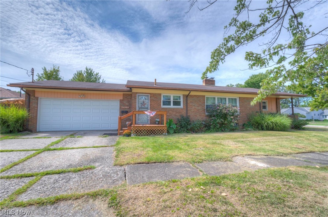 If you are looking for a ranch this is the one! Welcome to your beautifully maintained all brick ranch. You will love the open kitchen with room for a small table. Enjoy eating dinner in your cozy dining room with a door to your backyard oasis. Walk out onto your back porch and relax surrounded by your vibrantly painted private fenced in yard or unwind on your front porch swing. Enjoy sitting in your open family room with a brick woodburning fireplace. As you walk down the hall to the three spacious bedrooms and updated bathroom you will love the all brick wall. The roomy, open basement has a bar and a full bath with plenty of extra storage. Schedule your showing today!