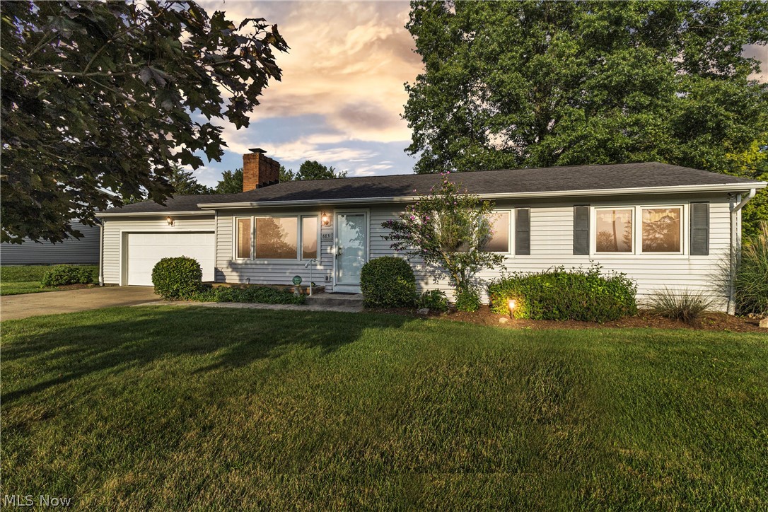 Welcome to 8831 Westfield Rd., located in beautiful Westfield Center! This well-maintained, one owner, ranch home boasts over 1,700 sq. ft of combined living space and is situated on 1/2 acre of land. Through the front door, you enter into a spacious living room complete with newer carpet and gas fireplace. Not a fan of carpet? You will be happy to know there are original hardwood floors underneath. Down the hall are 3 bedrooms with the original hardwood floors, one-full bathroom, and one-half bathroom. The kitchen rounds out the main floor, complete with the original hardwood cabinets, cooktop, wall ovens, dishwasher, and new refrigerator. Off the kitchen and through the sliders, you have access to the attached 2-car garage and 3-season sunroom with floor to ceiling windows and a 180-degree view of the expansive backyard. Down to the lower level, you will find a large recreation area with a built-in bar, full bathroom, bonus room, and laundry area. The roof, water heater, furnace,