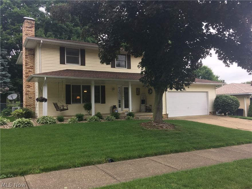 A must see!  Spacious 3 bedroom, 2.5 bath 2 story home.  Wood laminate flooring in the living room, new in 2017.  Updated kitchen with new counters and sink in 2018.  The kitchen opens to the dining room with french doors to the back deck, new in 2018.  His and hers closets in the master bedroom with remodeled full bath.  Finished family room with brick fireplace in the water proofed lower level.  A fourth bedroom or office is also located in the lower level along with plenty of storage space.  Fence enclosed backyard.  2 car attached garage.  New roof in 2017.  New furnace and air in 2015.  New hot water heater in 2018.  Excellent south side location.  Move in ready.