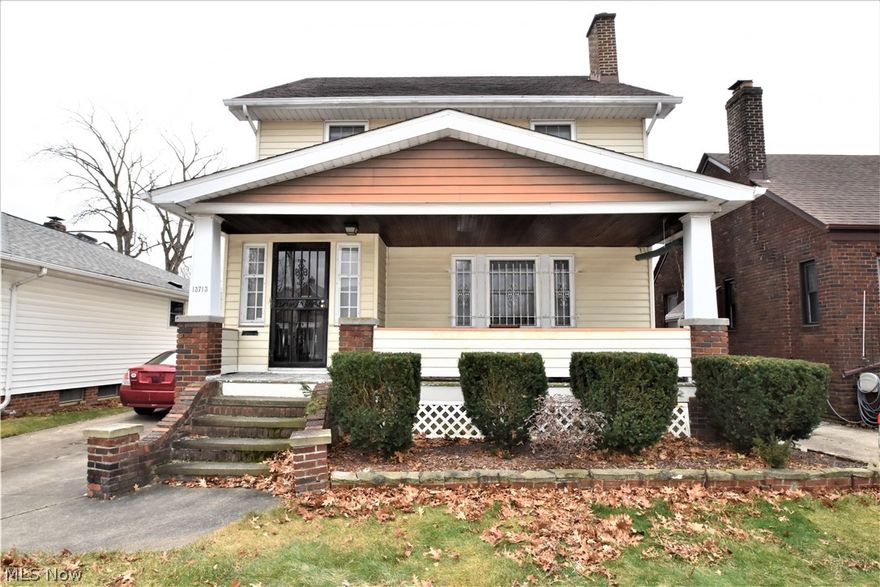 Come and see the possibilities in this 3-bedroom, 1-bath colonial with loads of character and natural light! As you enter the home, you are greeted by the spacious living room with fireplace and built-ins. This flows nicely into the dining area, which has an inviting window seat and glass-front cabinets; plenty of room for meals with family and friends! The adjacent kitchen offers a pantry, window seat with storage, and comfortable work space. Continue to the second floor where you will find 3 nice-sized bedrooms, all with wood floors, and a full bath. An enclosed porch and hallway storage complement the space. Solid wood doors with original hardware and wood flooring beneath the carpeting are among the home's special features. The top floor of the home is a large attic that could be converted into a fabulous space for a home office, play area, or craft room. The full, unfinished basement includes a commode, sink, and shower, along with ancillary storage space. Two-car garage also has