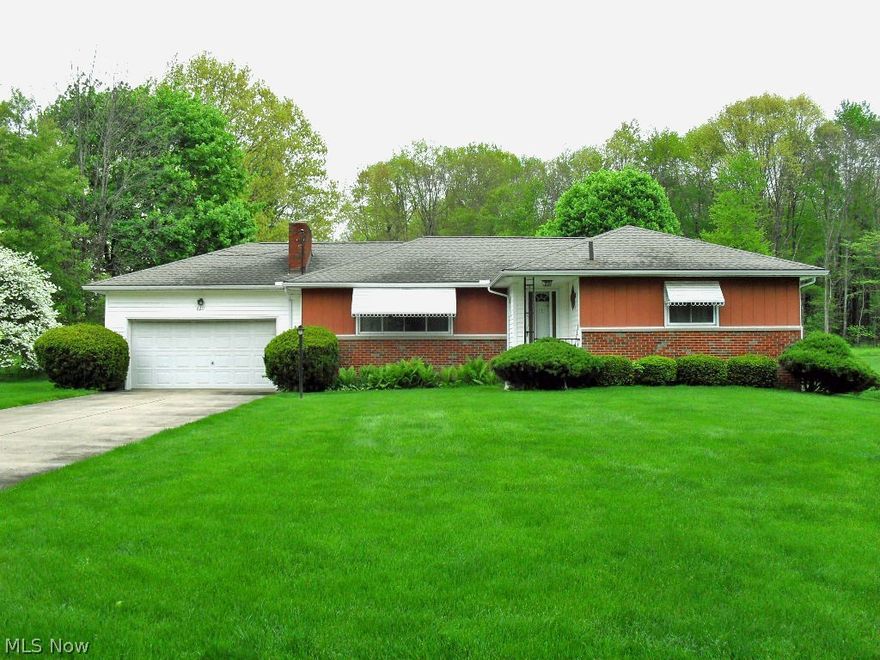 One owner home. Quality built ranch on quite cul-de-sac. Large private lot, covered deck. Living room with wood burning fireplace. Beautiful hardwood floors and trim throughout. Newer oak kitchen cabinets and countertops. Remodeled bath with ceramic and granite finishes. Newer water softener, holding tank, doors, and windows. Loads of closet space. Well maintained home. Estate.