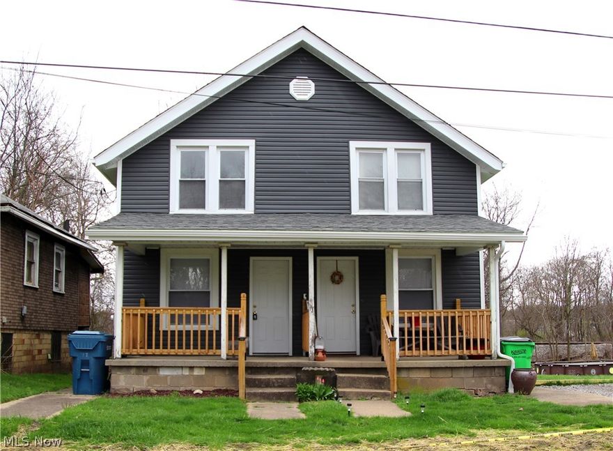 Updated duplex features three bedrooms on each side, offering ample living space for residents. The property has new siding and a newer roof, enhancing the curb appeal and durability. With it's well-maintained exterior and spacious interior, this duplex presents a lucrative investment opportunity with tons of income potential.