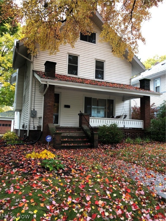Welcome home to this Highland Square classic!! All of the old world charm and character with today's modern conveniences. The welcoming front porch leads you to your beveled glass front door. Immediately upon entering you will notice the show stopping original wood details on the stairs, moulding and coffered ceilings. The living room offers a beautiful fireplace flanked with built in cabinetry. You will be drawn into the formal dining room, again boasting stunning coffered ceilings and tons of wood details. Beyond the dining room, the kitchen boasts plenty of cabinet and counter space and gorgeous stainless appliances. Dont miss the pantry with tons of additional storage options. Upstairs you'll be very pleased with the large bathroom with jetted tub and separate shower! Three bedrooms on the second floor, all great sizes, with the master featuring a swank light fixture. The 3rd floor offers a huge room and walk in closet. Just blocks away from all that Highland Square has to