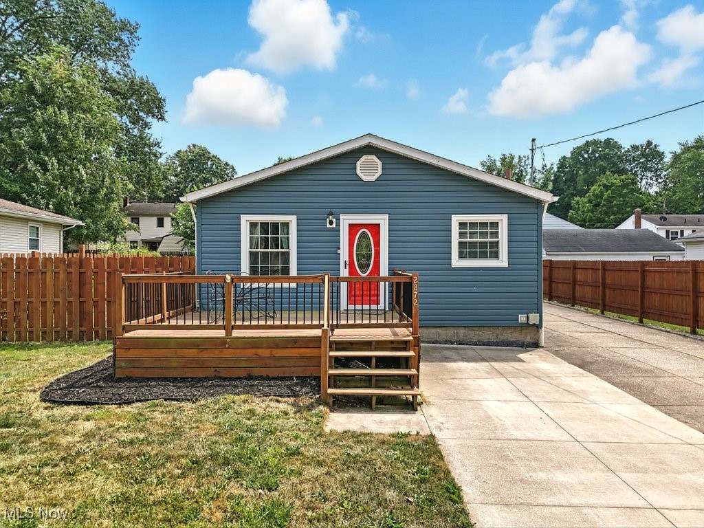 Welcome to this updated 3 (possible 4) Bedroom, 2 Bath Ranch home in the heart of Springfield. The main level features hardwood floors throughout the spacious living room and three ample sized bedrooms. The full bath was fully renovated in 2022 with a new tub, tile surround, vanity, and fixtures, giving it a fresh, modern feel. The light and bright eat-in kitchen offers ample cabinet and counter space—ideal for everyday living and entertaining.
Downstairs, the fully finished basement truly sets this home apart. Enjoy the TV projector for next-level entertainment, plus a bonus room that could be converted into a 4th bedroom and a second fully updated bathroom, remodeled in 2020. Whether you need extra living space, an in-law suite, guest suite, or a home office, this basement delivers versatility. The basement was professionally waterproofed both inside and out in 2016 by Ohio State Waterproofing and comes with a transferable warranty for peace of mind and includes a secondary sump pump. Enjoy the outdoors on a newer deck or concrete patio (both installed in 2021).
This home has seen an impressive list of improvements over the past several years. These include Roof and Insulated Exterior Walls (2017). Siding, Gutters and Downspouts and Cedar Privacy Fence (2021). Air Conditioner and Windows (2019). The driveway was repaved in 2019 and leads to a heated 2.5-car garage, which features a new WiFi-enabled garage door opener also installed in 2019. Most recently, in 2024, the jet well pump was replaced with a submersible well pump, providing improved water pressure and reliability.
Conveniently located, this home offers easy access to Routes 224, 91, and 532, and is just minutes from downtown Akron, Ellet, and Lakemore—making commuting and daily errands a breeze. Schedule your showing today!