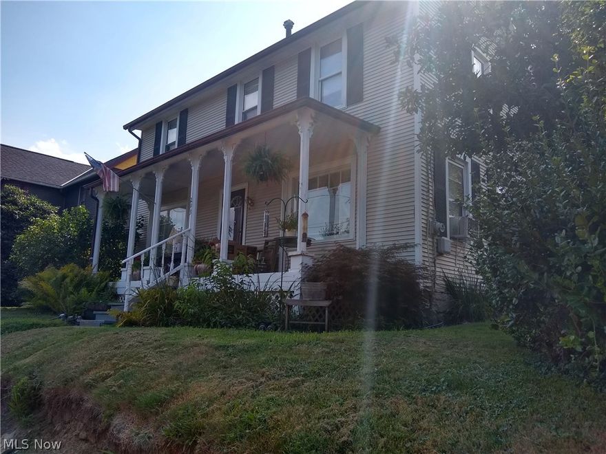 Nice home on hill overlooking Coshocton and Roscoe village. Great view located in Roscoe village . Large one car garage and work shop. Clean ready to move into. Can sell on land contract. This is an agent owned property.