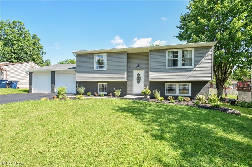 THIS IS THE ONE!  This Beautiful 4-bedroom, 2-bathroom home in McDonald has been completely renovated from top to bottom and is MOVE IN READY!  The Kitchen has been beautifully remodeled with custom high-end cabinets, soft close doors, granite, Lighting, and Stainless Steel Appliances! New Flooring Throughout, no details have been overlooked! Rest easy knowing that this home has been updated with the following.  Brand New Roof with 20-year warranty, Electrical Panel and Wiring, NEW Furnace with Central Air, Vinyl Siding,  Flooring, Lighting, Appliances, Doors, Landscaping, and more!  The only thing left to do is move in!  Schedule your private showing today!