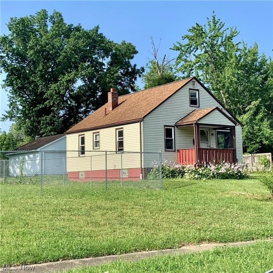 This gorgeous three bedroom home has many recent updates! New laminate flooring in kitchen, living room and hallway. New carpeting in the bedrooms. Family friendly floor plan including two bedrooms on the first floor and a large bedroom upstairs. Large kitchen with beautiful wooden cabinetry and attractive backsplash. Plenty of storage in the home and a large dry basement. Basement can be used as rec room/ storage/living space and included a half bathroom. Fresh paint throughout the house and a newer roof. Bright white and gives the feels of new. Baseboard heat which can be controlled in each individual room. New toilet in basement. Updated bathroom with shower/tub combo. Huge 2 car garage sitting next to a large beautful back yard. This will not last long. Act now to be considered before its gone.