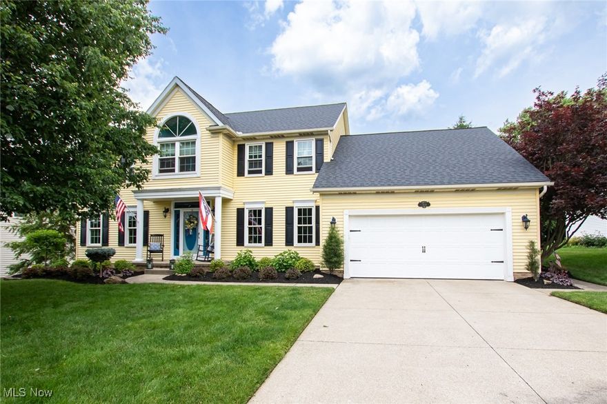 Welcome to this spacious and beautifully updated 4-bedroom colonial in a convenient Wadsworth neighborhood! From the moment you arrive, you’ll appreciate the care and upgrades throughout this well-maintained home. The remodeled kitchen is a standout, featuring quartz countertops, stainless steel appliances, a large pantry, and a generous island—perfect for cooking and entertaining. The main floor offers exceptional space and flexibility, including a formal dining room with a trayed ceiling, a bright living room, a step-down family room with a cozy gas fireplace, and a private home office. You’ll love the oversized laundry room with plenty of storage and workspace. Upstairs, you’ll find four comfortable bedrooms, including a spacious primary suite with a walk-in closet and private bath. The fully finished basement adds incredible living space, with a second family room complete with built-ins and a ventless fireplace, a full bath, a wet bar, and a versatile bonus room—ideal for guests, a second office, or a playroom. Step outside to enjoy the 17x30 deck overlooking a large backyard with newer landscaping. Recent updates include: Carpet (2021), Roof (2017), Furnace (2018), Hot Water Tank (2018), Windows (2020). All this in a convenient location just minutes from shopping, dining, and I-76. This home truly has the space, function, and style you’ve been looking for—don’t miss it!