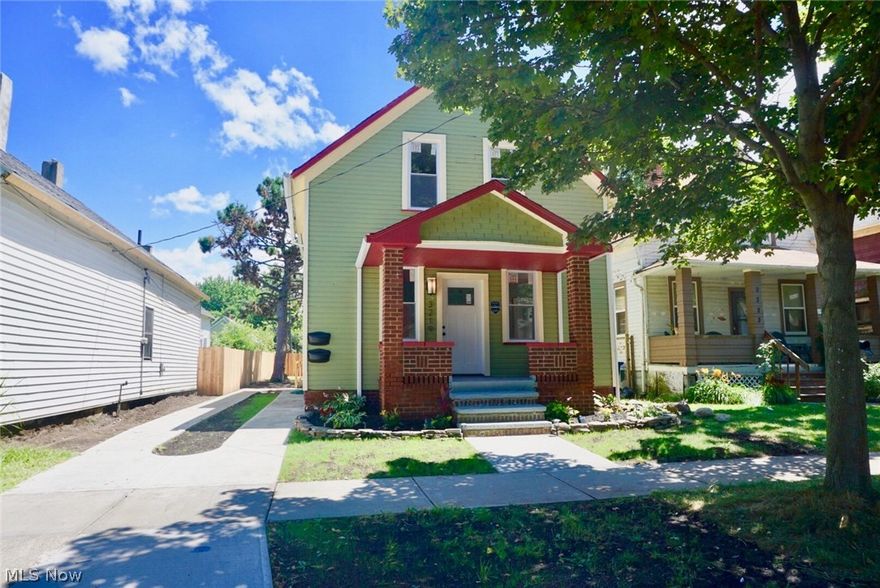 Welcome to this wonderful opportunity to own a fully-renovated, two family century home near the historic, Clark-Fulton/ Stockyard neighborhoods! Quick access to I-90 and I-71! This home has been renovated from top to bottom with nearly everything! New roof, new privacy fence, new brick patio with fireplace (coming soon,) new electrical, new plumbing, new mechanical, new windows, new driveway, freshly painted exterior, plus, the whole interior has also been renovated and updated. The eat-in kitchens will have ceramic flooring with granite counter tops and tile back splashes. The flooring in the rest of the rooms are the gorgeous, original hardwood floors.The master suite for the UP unit is on the first floor and has its own entry and half bath.
