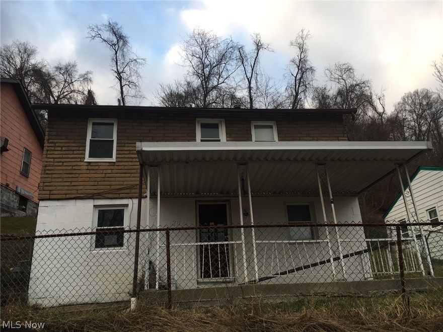 Two bedroom, 1 bath home in need of work.  Located in the village of Brilliant.  Street parking only.