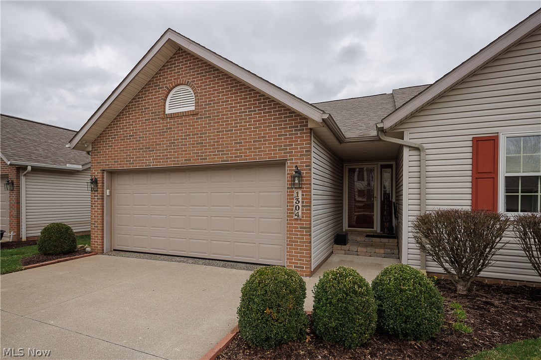 Welcome to this Well-appointed 2 bedroom, 2 1/2 bath ranch condo with 2 car garage, and full basement. This is a 55 and over condo community. The living room is open to the dining area and offers a vaulted ceiling, gas fireplace, and wood flooring. The kitchen includes appliances, granite countertops, ceramic tile flooring, and a bay window to enjoy looking out while enjoying your morning coffee.
The spacious master bedroom includes a master bath and a large walk-in closet. The second bedroom has a large window for lots of natural light and wood flooring. Also, an amazing Full semi-finished basement includes a half bath, desk area, built-in storage, and workshop.
Finally, enjoy relaxing on the stamped concrete patio beneath the pergola. There are Lake rights to Meyers Lake if you'd like to partake in what the lake has to offer. This home has so many amazing features, you have to see it to appreciate the quality workmanship and all it has to offer. Easy access to Hospitals, Shoppi