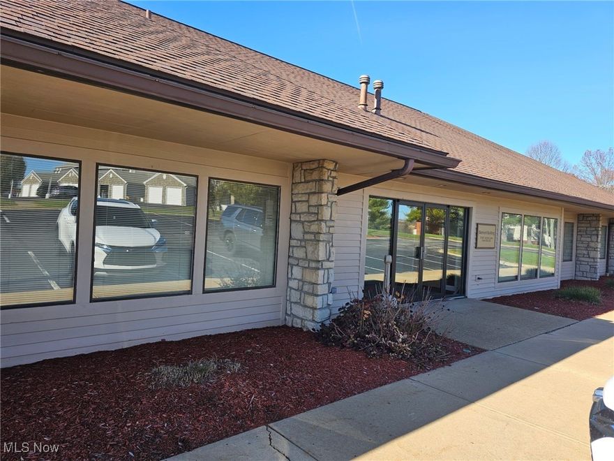 Nice office space. 3 large rooms plenty of storage spaces. Gas, Water, Electric and Garbage included in rent. Owner willing to install flooring and fresh paint. Very convenient location by the mall in St. Clairsville. Quick, easy access to interstate.