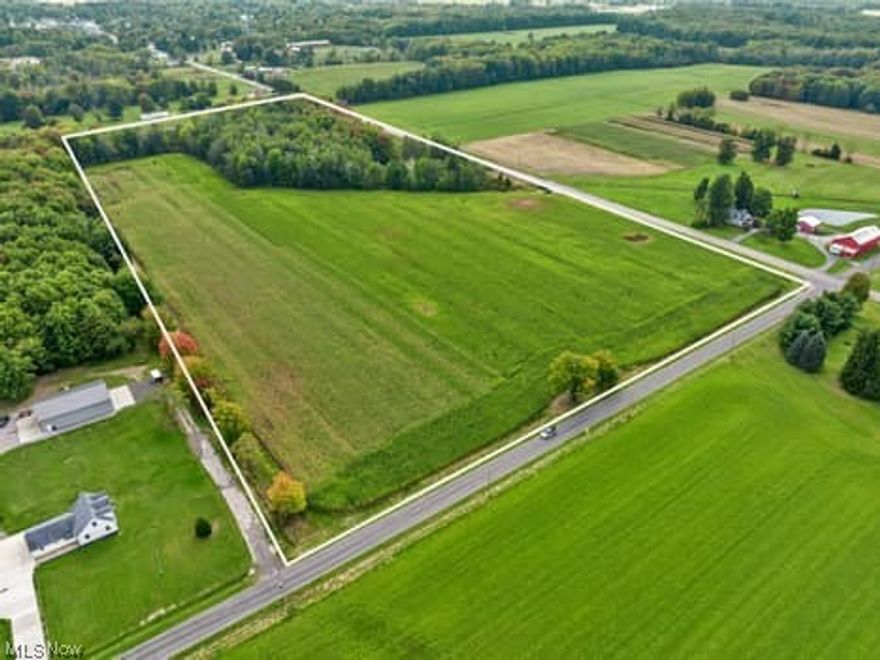Incredible opportunity to own 25.1 acres of beautiful land at the intersection of Fenkel and SR 7.  There is 800 ft of frontage on Fenkel and 1,341 feet of frontage on SR 7.  Do what you want.....homestead, hunting lodge or retreat, family compound or split up and divide for a different use.  Currently being farmed by a local and long-term tenant.  About 1/3 of the property is wooded and the rest is crops.  Gorgeous and located just outside the Village of Andover.  Don't wait because opportunities like this do not come around often.  Call your favorite agent today.