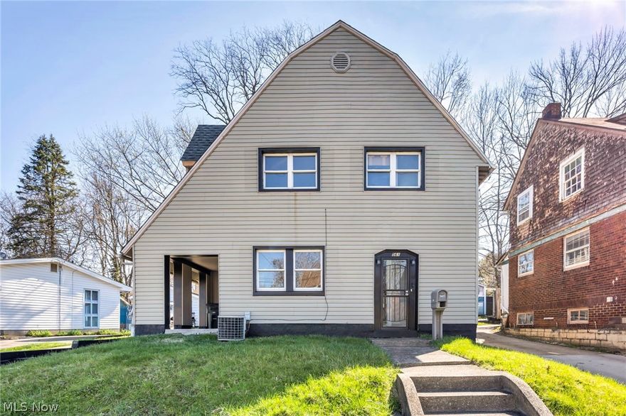 Completely remodeled home in Akron! This beautifully updated property has been renovated from top to bottom and is truly move-in ready. The entire home has been freshly painted throughout and features all new LVT flooring, creating a bright, modern, and cohesive feel. The spacious living room offers a stone gas fireplace, perfect for relaxing or entertaining. Just off the kitchen is a formal dining room, ideal for hosting family and friends. The updated kitchen features an abundance of cabinetry, quartz countertops, stainless steel appliances, and new light fixtures throughout the home. Upstairs, the fully renovated bathroom showcases a brand-new custom ceramic tiled shower with quality finishes. Additional upgrades over the years include vinyl replacement windows, central air conditioning, and new entry doors—enhancing comfort, efficiency, and curb appeal. The home also offers a full basement, providing excellent storage or future finishing potential. Outside, enjoy a nice backyard as well as a charming covered porch off the side of the home, perfect for morning coffee or evening relaxation. Conveniently located in a sought-after neighborhood close to shopping, dining, schools, and major routes. Don’t miss this opportunity to own a fully remodeled home with today’s most desirable updates—schedule your showing today!