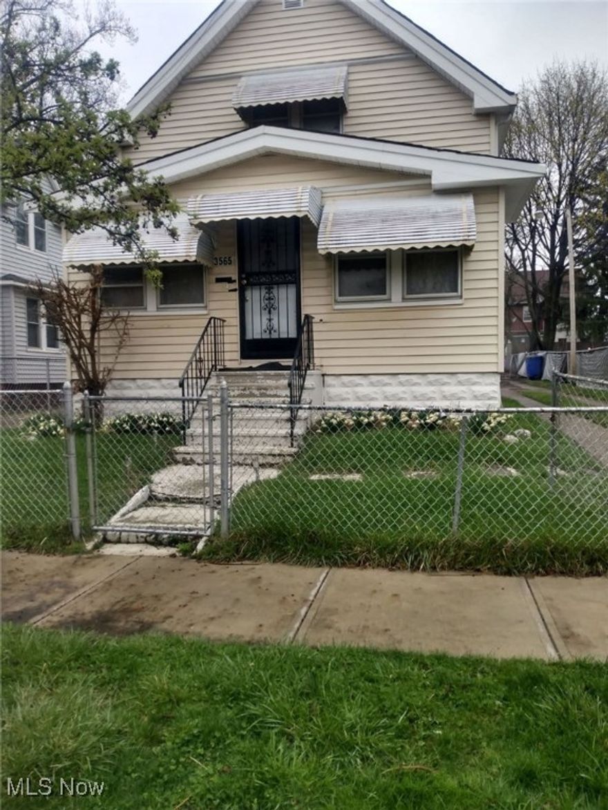 Opportunity awaits investors with this well-maintained single-family property located at 3565 East 106th Street in Cleveland! This property features long-term, reliable tenants who are eager to continue occupying the premises, providing immediate rental income. The current tenant lease generates an impressive $11,160 annually, offering a stable cash flow from day one.

Whether you want to add to your existing portfolio or build a new investment venture, this property is the perfect addition. With a solid rental history and tenants in place, this turnkey investment allows you to step into a hassle-free income stream. Situated in a desirable neighborhood, this location offers easy access to major highways, public transportation, and local amenities, making it an attractive option for tenants and investors alike.

Don’t miss out on the opportunity to secure a reliable income-generating property with strong rental demand in a growing Cleveland market. Schedule a showing today and make this smart investment part of your portfolio!