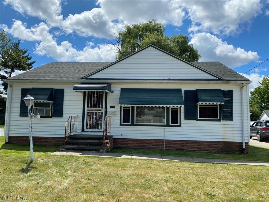 Nestled in your little corner of the world is this 3 bedroom ranch on a cul-de-sac featuring brand new H2O, windows, a new roof, updated bath, full basement with a rec room and bar, patio outside your back door overlooking a peaceful yard draped by a beautiful tree out back. The 2 car garage is a bonus. This house is priced right! Take a look! Perfect for the investor portfolio too!