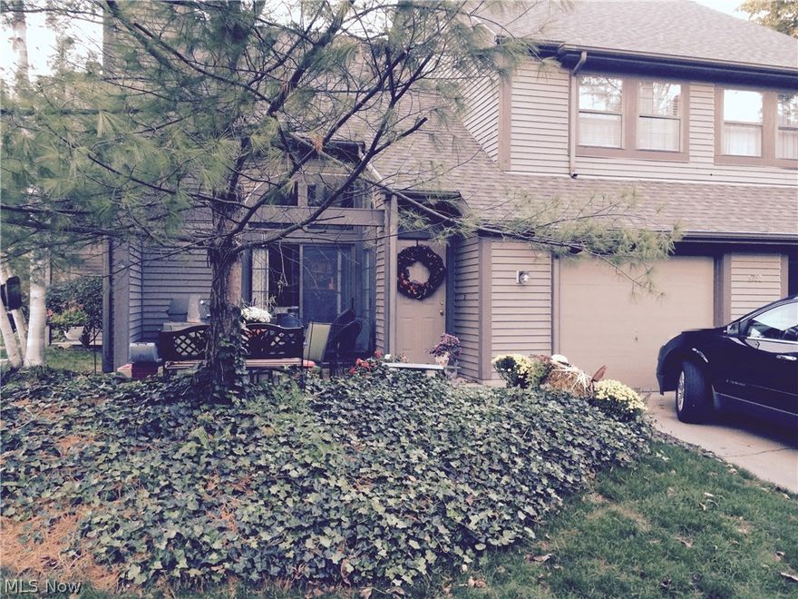 Maintenance free living at its finest in park like setting of Mill Creek Woods. 2 bedroom 3 bath spacious townhouse condo. Laminate flooring throughout
first level. Great room with fireplace. First floor laundry . Master with bath. Newer carpeting upstairs. Loft great for entertainment room. 
New roof in July of 2014. Concrete patio. Clubhouse , pool, tennis courts, and bocce courts. Move in condition.