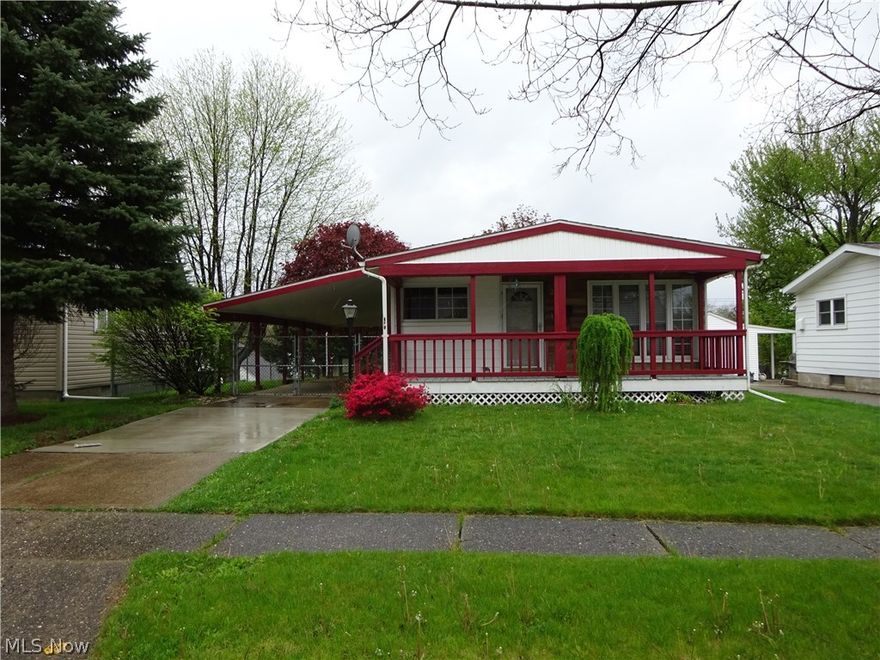 Come see this newly listed move in ready ranch home with so much to offer. 3 Bedroom 1 bath with first floor laundry.  Newly finished 31X11 rec room in basement. Second bathroom could also be added in the basement. This home has hardwood flooring in living room, hallway and all of the bedrooms, large windows with exceptional natural lighting.  New concrete driveway pad. Fabulous covered front porch, extra large side carport, and storage shed. Nicely landscaped and completely fenced side and back yard. This one won't last.  ELECTRIC completely updated as of 11-23-2016.