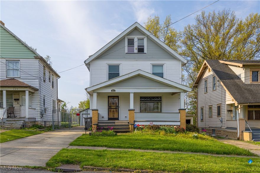 Elegant 4-Bedroom Colonial in South Side Youngstown – A Blend of Character and Comfort

Discover this beautifully cared for 4 bed, 2bath home nestled in Youngstown’s South Side. Rich in charm and full of personality, the home showcases original woodwork, hardwood flooring, pocket doors, and classic built-ins that highlight its timeless appeal.

The bathrooms have been tastefully updated, with the main bath featuring a striking clawfoot tub. A versatile third-floor space can serve as a bedroom, family room, or creative retreat, while the basement offers a spacious living area. 

The cozy eat-in kitchen flows into a formal dining area overlooking a fully fenced backyard with a large storage shed and a detached two-car garage. Outdoor living is a delight, with both a welcoming front porch and an enclosed second-level sleeping porch for peaceful evenings. The house is fully furnished and furnishings and washer and dryer are negotiable.

This home combines classic style with everyday convenience. Come see for yourself the inviting charm this property has to offer — schedule your tour today! Agent owned.