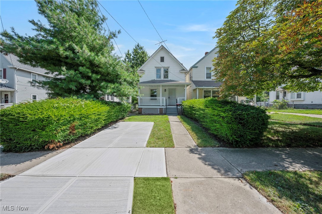 NEW OFF STREET PARKING PAD ADDED - don't miss your chance for opportunity!! Renovated in 2025, this stunning 3 bedroom, 2.5 bathroom Cape Cod is set in the vibrant Lakewood neighborhood with a fully fenced-in yard and a sought-after first-floor primary suite. Offering a bright, modern feel with all-new LVT flooring throughout, this home seamlessly blends style and functionality. Step into the inviting living room, which flows effortlessly into the completely renovated eat-in kitchen, featuring ample counter and cabinet space, sleek stainless steel appliances, and a contemporary design. The first-floor primary suite boasts a beautifully updated modern bathroom, creating a private retreat. Upstairs, two well-appointed bedrooms share a spacious, stunningly updated bathroom, complemented by a convenient hallway linen closet. The lower level offers a clean and functional space, complete with a brand-new half bathroom, a new washer and dryer set, and abundant storage. Recent updates include new flooring throughout, recessed lighting, fresh interior paint, a fully remodeled kitchen and bathrooms, all-new appliances, updated electrical and plumbing, a new A/C unit (2025), and a new hot water tank (2025). Perfectly situated, this home is just steps from parks, coffee shops, boutiques, and local favorites like Barroco for tacos or Birdietown for drinks and a round of indoor golf! Plus, you’re only minutes from Downtown Cleveland, Edgewater Beach, and Lakewood Park — offering the best of both neighborhood charm and city access. This move-in-ready home is a must-see! Video tour available upon request.