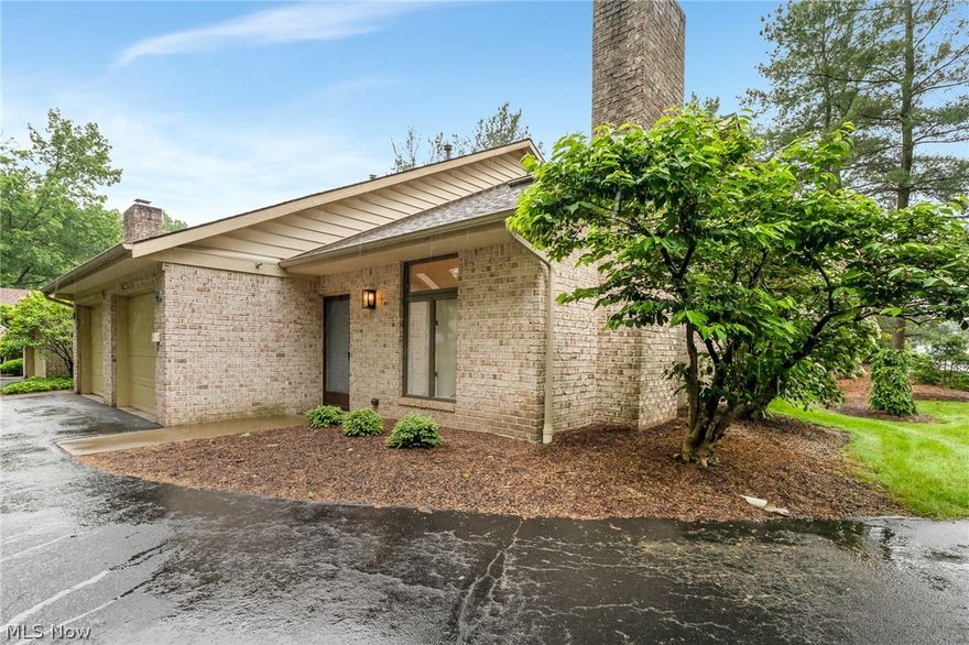 Great condo in perfect location. Move in ready and close to the heart of Boardman and close to Canfield.  Features include Open concept kitchen with Granite counter tops same granite is in both baths and laundry area. Stainless appliances and microwave do stay. Breakfast bar allows even more room for entertaining.  Room for dining between great room and patio.  Large great room with vaulted ceilings and new luxury vinyl  flooring throughout along with a Gas brick fireplace in main room as well.  Large screened in private patio. New central air and water tank. Small dogs and cats welcome. Washer and dryer conveniently  located in hall between garage and 1st floor 1/2 bath that are included. Primary bedroom on 2nd floor has over sized double walk in closet with large storage space. Second bedroom and full bath also on second floor. Schedule your showing asap before it’s going going gone.... Seller has requested highest and best offers by 6 PM 6-19-24