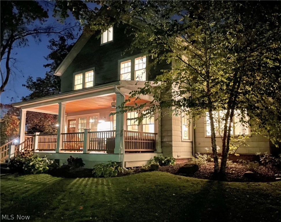 3126 Scarborough Rd is the quintessential Cleveland Heights home with all of the updates that today's buyers are looking for. This 6 bedroom home has undergone over $100,000 in renovations and updates over the past five years and it is now a pristine "turn key" home. The current owners added a fabulous front porch area and re-imagined the foyer and entry area, as well as the entire flow of the main level. Indoor-outdoor living becomes seamless with the new addition. The home also features 6 bedrooms, 2 full bathrooms and magnificent hardwood flooring and woodwork throughout. The finished 3rd floor is ideal for a full master suite with its newly renovated bathroom. Other features include a chef's kitchen, a formal dining room, a cozy family room with a bay window, a walk out basement, an exquisite brick patio and newer central air conditioning on the top 2 floors. The home is within walking distance to Lee Road and just minutes from University Circle, The Cleveland Clinic and all of the