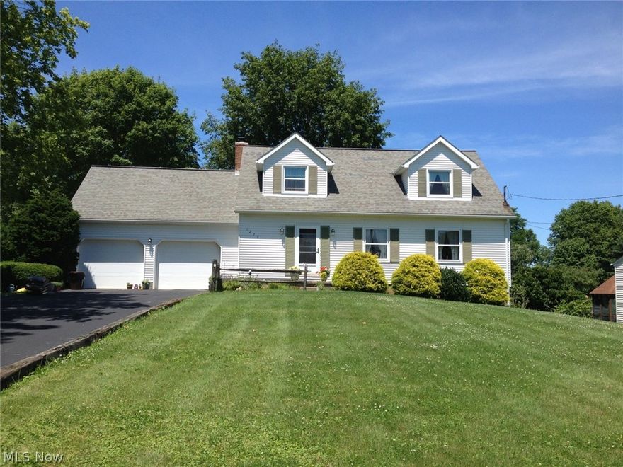 Looking for that home out of town with a little land?  Here it is a 3 bedroom cape cod on almost an acre of land, on a beautiful treed lot located  on the  out skirts of Salem in Perry Township.  This home features a large living room, formal dining room, eat in kitchen, family room with fireplace, half bath and laundry room on the first floor,  The second floor has 3 spacious bedrooms and full bath. The full basement has been newly waterproofed it has a life time warranty that is transferable. Also a hew sump pump with battery back up.  Other up dates include some new replacement windows, an updated kitchen, bathrooms have been renovated, living room and dining room have recently been painted. The backyard has a small patio and a roof covered pavilion for your summer picnics. Pavilion has an attached storage shed. Also there is an invisible fence for the family pet.