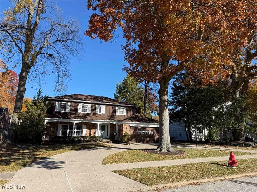Welcome to this beautifully maintained colonial in the heart of Parma Heights!
This charming 4-bedroom, 2.5-bath home is nestled in a quiet, established neighborhood and offers over 2,300 sq. ft. of comfortable living space—a perfect blend of character, function, and timeless appeal. From the moment you arrive, you’ll be drawn to the circular driveway, inviting curb appeal, and the large front porch that set the tone for the rest of the home. Enter inside to this spacious foyer to discover warm, welcoming living areas. The first floor offers a classic layout with a formal living room and dining room, along with a cozy family room featuring a fireplace that opens to a delightful three-season sunroom—perfect for relaxing or entertaining year-round. A bright eat-in kitchen with a newer floor and a convenient half bath complete the main level, offering plenty of space for everyday living and gatherings. Upstairs, you’ll find four generous bedrooms and two full baths, providing comfort and privacy for everyone. The professionally waterproofed full basement includes a utility area, laundry space, and ample room for storage or future finishing. Recent updates include a complete roof tear-off approximately three years ago, with new plywood and vents installed for lasting durability. Come outside to enjoy the beautifully fenced backyard—ideal for gardening, play, or simply unwinding outdoors. Conveniently located near shopping, restaurants, parks, and Cleveland Hopkins International Airport, this home truly has it all! Come see for yourself—you’ll love what this home has to offer!