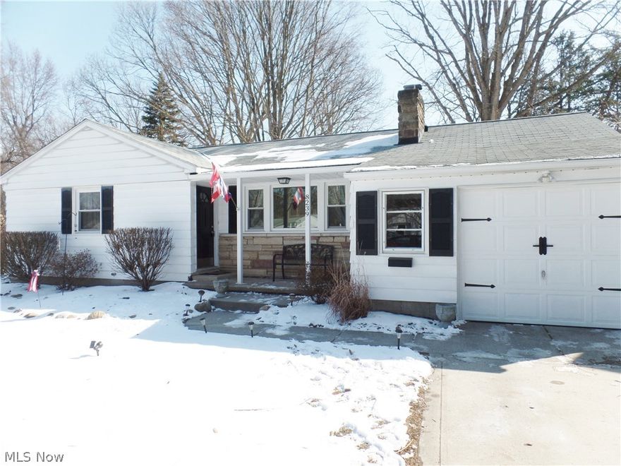 One floor living in the heart of Mentor!  Located close to all that Mentor has to offer - including easy freeway access! Enjoy the character that this home has to offer!  Hardwood floors and ceramic tile throughout! The open floor plan concept allows for extra room during family or social gatherings. An abundance of natural light welcomes you courtesy of the large picture window in the living room and additional windows throughout.The dining room allows access to the deck that overlooks the private mostly fenced in back yard. The tastefully remodeled kitchen and bath are a bonus. Also enjoy the convenience of the attached garage that enters into the ceramic tile utility room. All of the appliances including the washer and dryer will remain. View this home - make it your own!