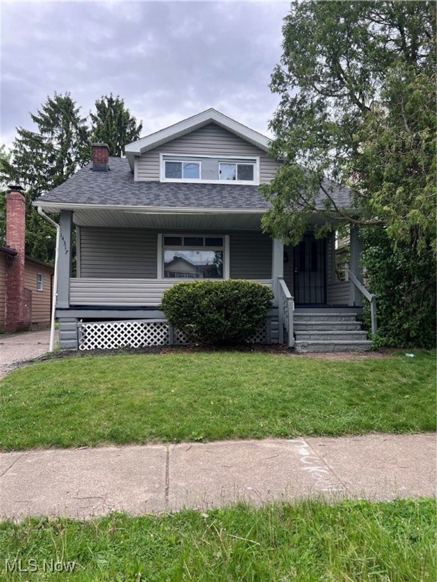 Investor-friendly opportunity at 14317 Glendale Ave! This spacious 4-bedroom bungalow is tenant-occupied and currently generating $1,626/month in rental income, offering immediate cash flow. The home features a full basement, 2-car detached garage, and sits on a manageable lot in a convenient Cleveland neighborhood. Recent upgrades include a newer furnace and hot water tank, and the property has been well maintained with vinyl and aluminum siding. A great addition to any rental portfolio or a solid start for new investors seeking a reliable income-producing property.