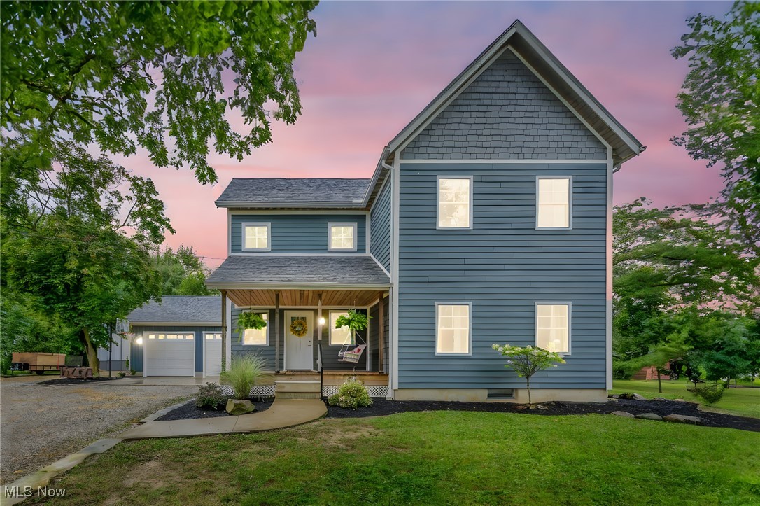This remarkable home, once an old gem now brilliantly revitalized, offers a story of enduring charm and modern
brilliance. Fully reframed in 2016 with a new foundation, it blends historic character with rock-solid stability. Inside,
discover a spacious layout with gleaming hardwood floors and modern ceiling fans, lit by newer windows, perfect for
entertainment as fall gatherings approach. The gourmet kitchen dazzles with a skylight, granite countertops, stainless
steel appliances, and a spacious island. Upgrades include a new roof (2016), gutters (2021), all-new electrical wiring and
panel (2017), and insulation (2018). Outside, a versatile pole barn , 20 feet wide, 24 feet long, with 12-foot ceilings. Offers
ample space for projects or storage, complemented by a double garage with new doors (2019). The 2021 master
bathroom boasts a dual rainfall shower and marble flooring, while the walk-out basement features French doors, an
egress window, and durable flooring with an accessible bathroom. A perfect fusion of past and present. Contact us
today for a private showing!