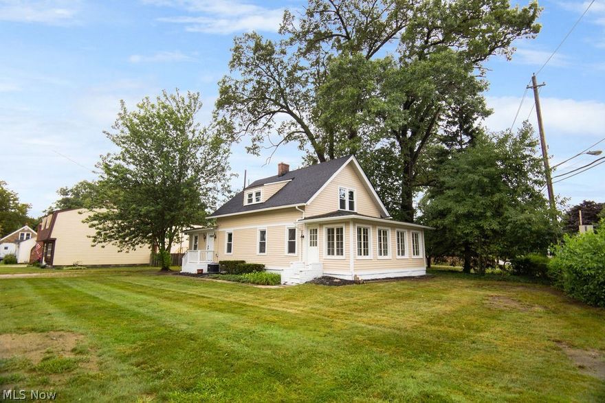 Light and bright!  You'll find character and charm in this recently updated home.  The eat-in kitchen (updated 2020) features solid surface countertops, tile backsplash and all stainless steel appliances including microwave.  Enjoy the fireplace and all the natural light that streams into the living room.  Additionally on the first floor you will find a master bedroom, a full bath, the laundry room, dining room, enclosed porch and front office.  The second floor has two spacious bedrooms and a second full bath.  What a great value with over 2000 sq. ft. of living space.  Newer roof, furnace and A/C (2020).  Many updates, but still needs some TLC from the right buyer.