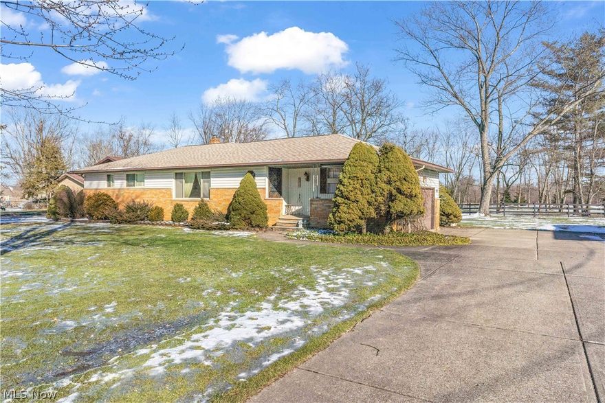 Lovely, well-kept ranch home on a beautiful lot. Nice front porch. Roof is two years old; all windows replaced about eight years ago. Finished basement space includes rec room and office. Move in and enjoy! Property was off the market for a couple of months, but the buyer's financing hit a snag so it's available again.