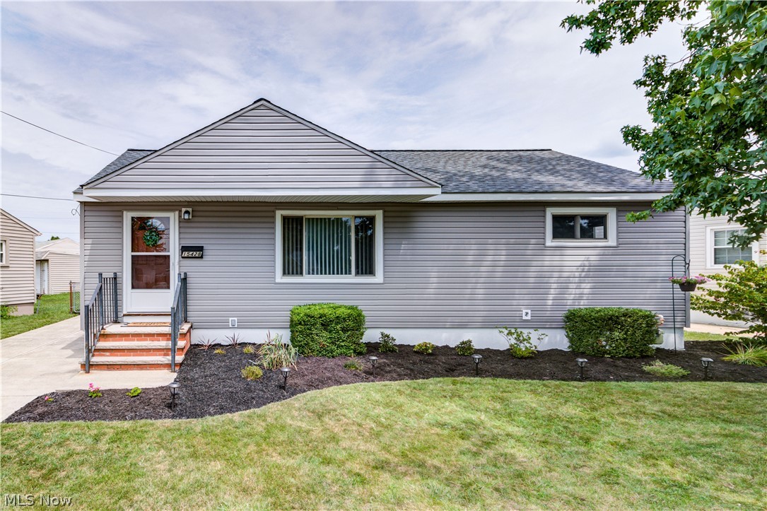 You will be WOWed by how beautiful this home is and all the updates the owners have put in over the last few years. Stepping into this home you're greeted with high end laminate wood floors in the family room, dining area, and hallway. The kitchen features brand-new stainless steel appliances, newly installed luxury vinyl flooring, and recently updated counters. The main bathroom has also been updated with new tile surround in the shower, bead board, and new vanity/sink. The updates don't stop there - the basement has been finished as well! The basement has a bead board ceiling with recessed lighting, carpeted floor in the main area, pre-wiring for a home theater system, a workout space, and laundry with vinyl flooring. On the exterior of the home, brand new vinyl siding and gutters have just been installed (July 2020), and the roof is less than 2 years old. The over-sized one-car garage has plenty of room for storage in addition to parking. The hot water tank is also brand new