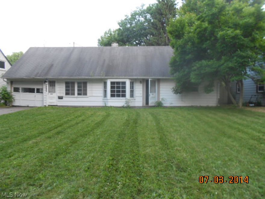 Large 4 bedroom, 1.1 bath cape cod home located on a quiet, low traffic street. Eat-in kitchen. 1st floor laundry. 3 bedrooms down and 1 up. Plus a good amount of attic storage. Fenced yard. 1 car attached garage. Buyer to assume ANY / ALL POS violations, POS report (1 page) in 'supplements'.