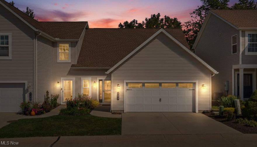 Welcome to 143 Larimar Dr, Willowick – A Stunning Townhome in The Lake Club at Larimar! Step into this beautiful 3-bedroom, 2.5-bathroom townhouse, perfectly nestled in the private, gated lakefront community of The Lake Club at Larimar. Designed for both comfort and convenience, this home offers the ideal blend of everyday living and resort-style amenities. As you enter, you’re welcomed by a breathtaking living room with soaring vaulted ceilings, a cozy fireplace, and a wall of windows that flood the space with natural light. A built-in office nook makes working or studying from home a breeze. The open-concept floor plan seamlessly connects the living room, dining area, and kitchen—an inviting space for gathering with friends and family. The kitchen is a true highlight, featuring granite countertops, a spacious island, abundant cabinetry, and direct access to the back patio. The first-floor owner’s suite offers a private retreat with a large walk-in shower, dual sinks, and beautiful ceramic tile flooring. A convenient half bath and first-floor laundry add to the practicality of this level. Upstairs, the turned staircase opens to a bright and airy loft with a custom-built window seat and bookshelves—a perfect reading nook or study space. Two generously sized bedrooms and a full bath complete the second floor, along with plenty of storage throughout. Beyond the home itself, The Lake Club at Larimar provides a truly exceptional lifestyle. Residents enjoy maintenance-free living, a private walking path along Lake Erie’s shores, a cozy firepit area for evening gatherings. This townhome is more than just a place to live—it’s a place to relax, connect, and create lasting memories. Don’t miss the opportunity to make this your new home today!