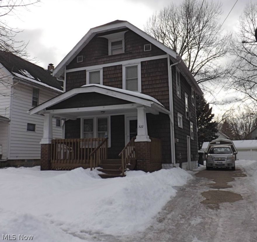 Absolute auction. Sells to highest bidder on location - THURSDAY – APRIL 16, 2015 – 6:00PM - GOOD HOME - Good clean home has been owner occupied for twenty years. Main level has kitchen, formal dining room & living room. Second level has (3) bedrooms & modern full bath. Finished attic on third level is 10’ x 22’ fourth bedroom. Full basement. 8’x16’ front porch. Concrete private drive. Storage shed. Bus line nearby. University of Akron less than one mile away. Taxes are $429 per half year. - TERMS: 15% Down Auction day, balance due at closing. Any desired inspections must be made prior to bidding. All information contained herein was derived from sources believed to be correct.