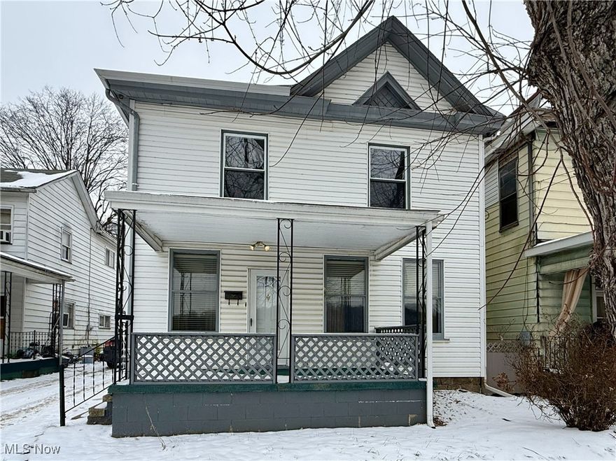 This two story home on Ohio Avenue is ready for its next chapter, offering a practical layout, plenty of space, and a river view that immediately sets it apart. Located directly across from the Mahoning River with Babbs Island in sight, this is the kind of setting that makes you pause on the front porch and say, “Okay… I can work with this.” Inside, the home offers a spacious and straightforward layout that actually makes sense. The main level features generous living areas with large windows that let in plenty of natural light and frame the river scenery outside. The rooms are defined but flexible, giving you options for a living room, dining space, home office or whatever your lifestyle calls for right now. The home is clean and livable, which means you can move in and tackle updates one project at a time instead of all at once. Upstairs, you will find three nicely sized bedrooms with good natural light and a layout that keeps everything connected. Two full bathrooms are a major bonus at this price point and give you room to update without losing functionality. The finishes are practical and ready for your personal touch. Original details like vintage doors and wood paneled rooms add character some will appreciate. Outside, the covered front porch is the real scene stealer. It is the perfect spot for morning coffee, evening unwinding, or casually telling people you live across from the river. A detached one car garage and a manageable lot keep things simple and low maintenance. If you are looking for a fixer upper with solid bones, a view you cannot recreate, and the chance to build equity without sacrificing location, this one deserves a closer look.
Bring your ideas and your imagination and make this one yours.