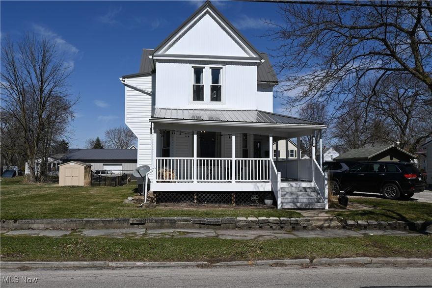 Welcome to this beautifully maintained 1,652 sq. ft. home offering comfort and style. The main floor features a spacious kitchen, dining room, living room, laundry room, and a convenient half bath—all with newly updated flooring (2025). Upstairs, you'll find the master bedroom, two additional bedrooms, and a full bath, complemented by brand-new carpeting (2025).

The home boasts several updates, including a new roof (2022) and updated siding (2023), ensuring modern appeal and durability. Outdoor living is a breeze with a covered Treks front porch, a wooden deck in the backyard, and an above-ground pool with its own deck—perfect for relaxing or entertaining. The fully fenced backyard also includes a shed (added in 2021) for extra storage.

Sitting on two parcels of land, this property provides ample space inside and out. Don’t miss this opportunity—schedule your showing today!