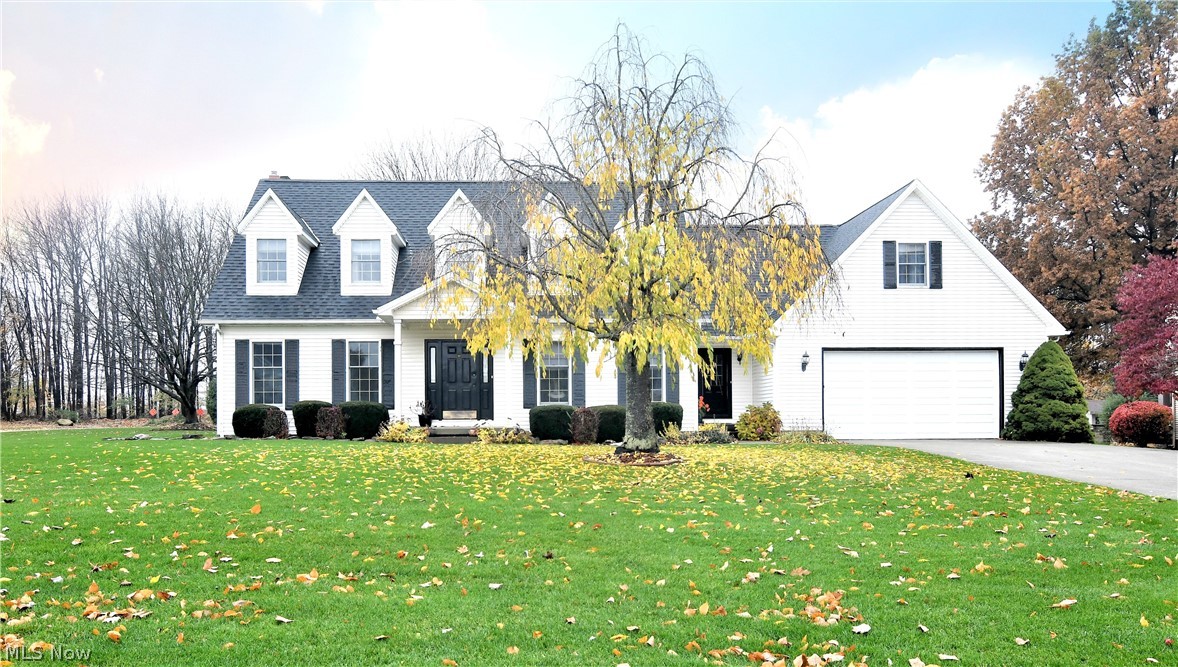 Relocating? Perfect home and area to settle - picturesque setting on .66 acre landscaped corner lot. Charming colonial with 4 bedrooms, 3 1/2 baths. Formal living and dining rooms, outfitted kitchen with all appliances, family-sized dine-in area with bay window and fabulous views. Comfortable family room with stone fireplace, slider to patio and backyard made for entertaining family and friends. Second floor master bedroom suite with glamour bath, 2nd floor laundry, private staircase from 2nd floor to first, main bathroom plus 3 additional bedrooms. Great neighborhood, close to golf courses, shopping and dining options.