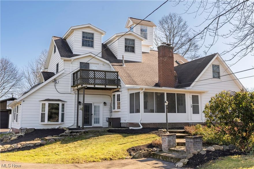 Welcome to 11188 Kent Ave, a charming two and a half story home located just outside of Hartville.  This unique home offers over 3,500 sqft of living space w/5 bedrooms, 4 full Baths, 2 Fireplaces, Central A/C, Detached 2 Car Garage, and brick paver patio w/firepit on 3+ Acres in Lake local school district.  A nice feature about this home is there are enough rooms and areas for everyone in the family to go and have their own personal space.  This large home offers bedrooms on the first and second floors, including a large second floor Master Suite w/a glamour bath, walk in closets, and skylights throughout.  You will absolutely love the large side and back yards as well as the country setting this property offers, along with a pond (needs refilled) with its own well and pump system at the back of the property.  This one wont last long, schedule your showing today!