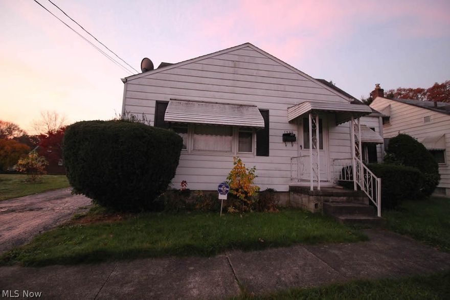 Cute/Clean and ready for new owners. Excellent income property or your next home. Home features 2 bedrooms, 1 bath, detached garage, and clean dry basement that was previously used as recreation room. Attic area could easily be finished for extra living space. Hardwood under carpeting in living room and bedrooms.