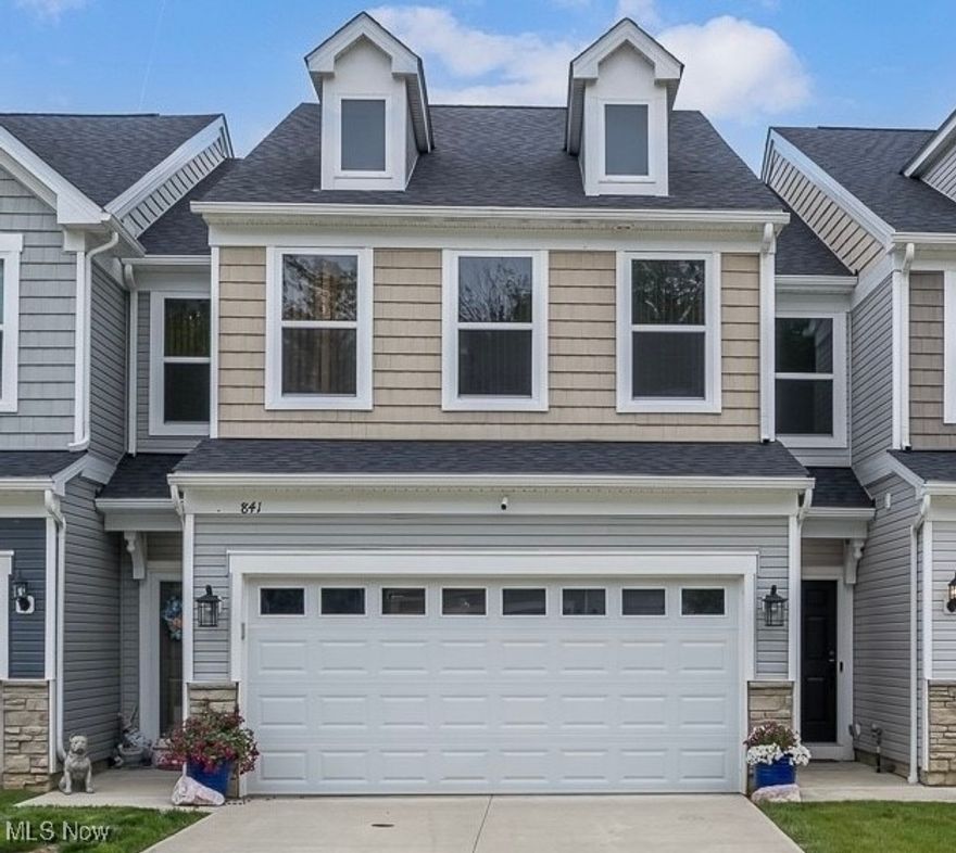 Why Build new and pay more? This was built in 2022 and it is LOADED WITH UPGRADES! Welcome to Westlake! Excellent location to Crocker Park, Lake Erie, Huntington Beach, Downtown Cleveland and Hopkins Airport! Amazing 2,047 finished sq ft. Gourmet kitchen with "High End Stainless Steel" appliances. Granite Counters, upgraded extra large island. Luxury Vinyl flooring throughout. Great Room, Dining Room, Morning Room. Private backyard patio faces the water. First floor half bath includes a Smart Bidet and Quartz Counters! Second floor provides the laundry room with upgraded appliances, the washing machine provides two compartments for cleaning, dryer and utility tub! The private owners suite includes a beautiful water view, tray ceiling and ceiling fan. The owner's private bath offers an upgraded shower fixture, bench seat, dual sinks with Quartz counters, private Bidet. Extra Large walk in closet with built in cabinets! Beautiful Luxury Vinyl flooring and Barn doors give this home great charm! Second floor guest bath includes Italian Tile from floor to wall, Bidet, self heating Jacuzzi Tub, upgraded shower fixture, doors and Quartz Counters! The second floor utility room has storage space and a tankless water heater! The Two car garage is completely finished, comes with a storage rack, storage cabinets, utility sink and a Smart Home Garage Door Opener! The monthly HOA is only $154 and provides a low maintenance home. (wallpaper is peel n stick, easy to be removed if requested!)
Come in and take a look!  Seller is willing to look at all offers so lets make a deal!