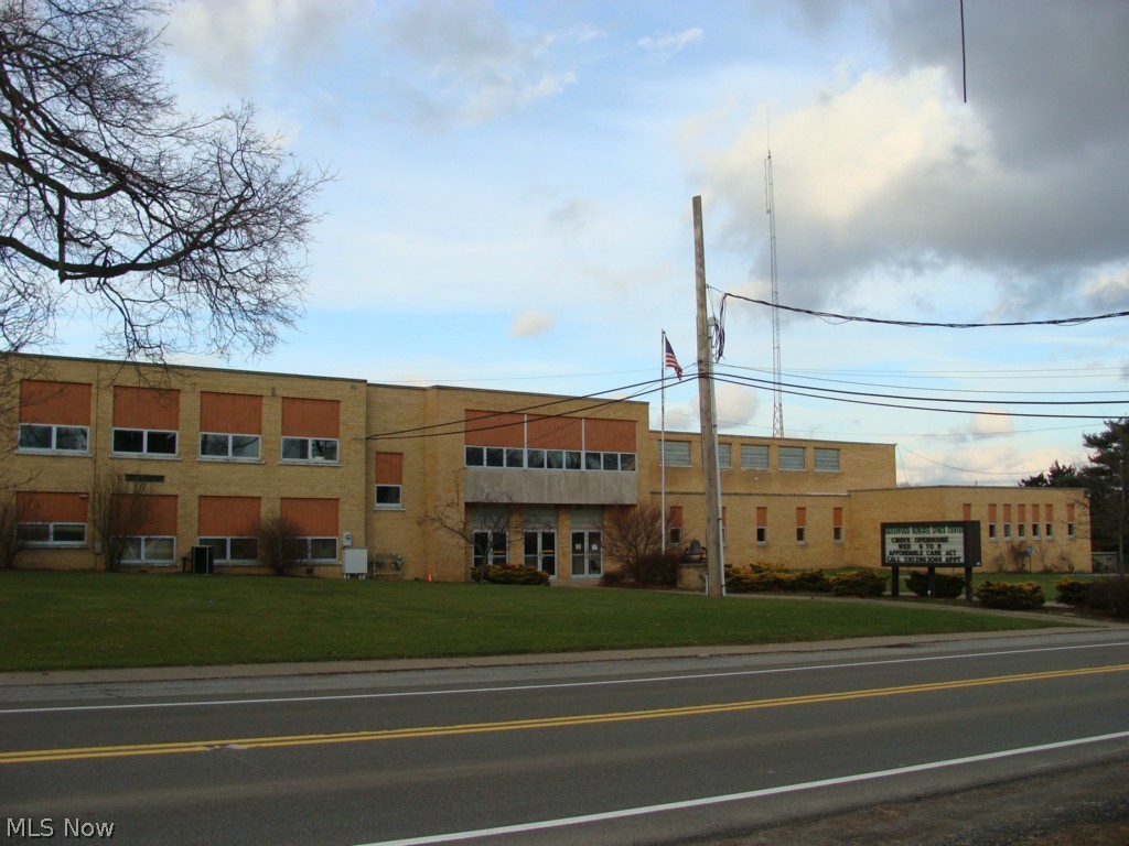 Spectacular business opportunity. 43,584 sq ft. There are presently 11 different tenants with room for more. New septic system. Some areas have C/A & some window units. Owner pays utilities. Building is set up for a restaurant presently. Over 150 parking spaces. Gymnasium can be rented. Locker rooms & shower rooms. Bus garage. Many restrooms. Lots of storage. Convenient location...between Salem and Canfield. Halfway between Cleveland and Pittsburgh. Many additions over the years 1927-1940-1956-1994. Entire building in superior condition. Most windows have been replaced. A stage in restaurant area.
