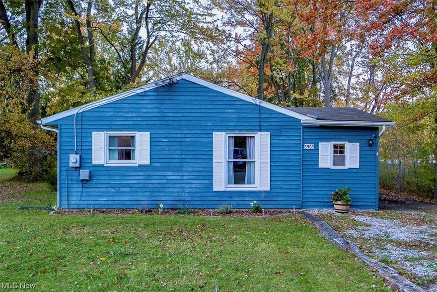 Welcome to this cute 2 bedroom one bathroom home in Norton. Enjoy easy one floor loving with this ranch that sits on nearly 1/3 of an acre! This home features 2 large bedrooms, one full bathroom, a cozy living room and a large eat-in kitchen. The enclosed porch/foyer area can be easily converted for an additional 160 square feet of living space or used as a mudroom/storage area. There is plenty of room for toys and additional storage in the oversized garage which also has a 220V line ran to it. The back half of the driveway is paved. You'll get the best of both worlds with convenient highway access while still being only minutes away from Silver Creek Metro Park! HVAC appears newer. Hot water tank 2019. The seller has recently replaced the well pressure tank, septic sump pump, fans, lighting, water lines and gas lines in the house. Home is sold AS-IS.