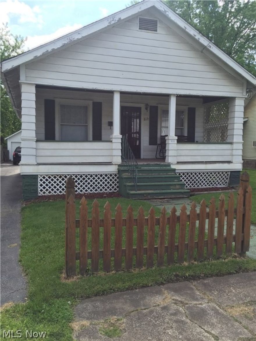 Starting up or winding down, this home has two bedroom, two bath, two car garage with paved driveway for off street parking. 
Spend your time enjoying the front porch or the sun porch in the back.  Room in the basement for work shop or family room.
Furnace is one year old. Electric panel has been upgraded.  Roof is approximately 7 years old. 
This home is priced to sell.. make your appointment today..