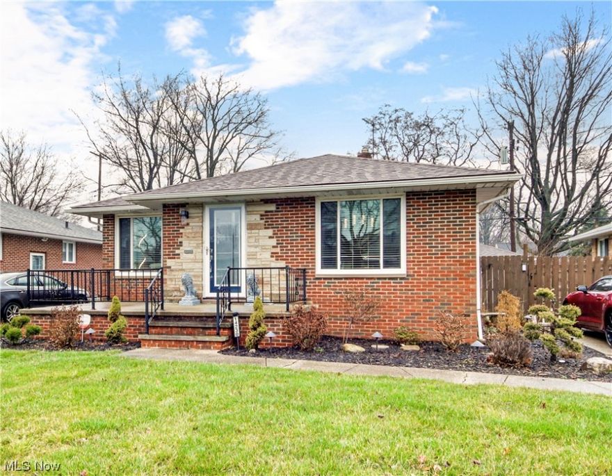 This rare all brick Kamms Corner ranch is fully remodeled & updated w/ everything any homeowner is currently looking for including a new roof (2022), newer HVAC (2018), & hot water tank (2018). This turnkey 3 bed, 2 full bath home features newer window treatments (2021), new windows (2017), kitchen (2021), hot water tank (2018), sanded & re-stained flooring (2022), lights w/ dimmers, freshly painted walls (2022), new front door with screen door (2021), new custom interior glass doors (2021). Enter inside & immediately admire the luxury & modern finishing touches throughout. Both living room & dining room feature original custom built-ins, neutral colored walls, & large windows overlooking the lush front yard. Brand new, fully updated kitchen, fully equipped w/ 2021/2022 stainless steel appliances, granite countertops, cupboards, ample storage, & LED canned lighting. All 3 bedrooms, including the spacious master suite, include brand new ceiling fans & closet doors & easy access to the fully remodeled bathroom with Corian countertops & toiletry pantry. Fall in love with the fully finished lower level with an awesome retro wet bar, rec room, brand new carpeting (2022), & room to create the space of your dreams. Just like the interior, no page was left unturned with the exterior upgrades - brand new garage door/opener (2022), deck & above ground pool, custom outdoor lighting (2022), new landscaping (2022), & fenced in back yard. Don't miss out, schedule your appointment today!