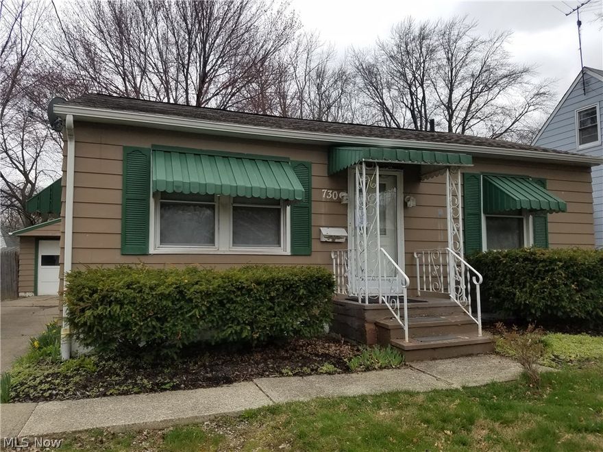 Cute 2 BR Goodyear Hts Ranch.  Spacious Kitchen. Big deck overlooks landscaped and fenced backyard.  1 Car Garage.  First floor laundry.  Close to shopping and highways.  So much cheaper than rent!!!  This is a Fannie Mae HomePath Property.